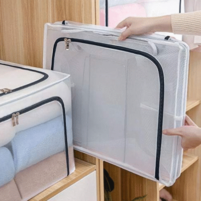 CAJA ORGANIZADORA DE ROPA PLEGABLE 66L