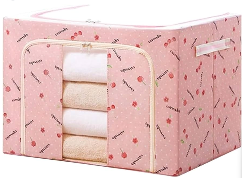 CAJA ORGANIZADORA DE ROPA PLEGABLE 66L - Imagen 3